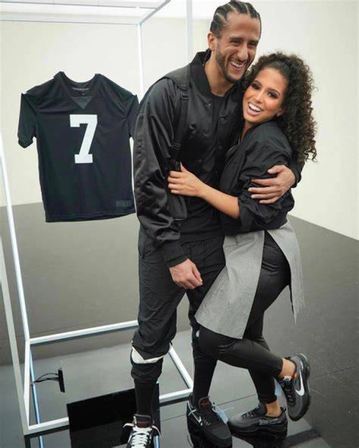 Colin Kaepernick with Nessa Diab Colin Kaepernick with Nessa Diab