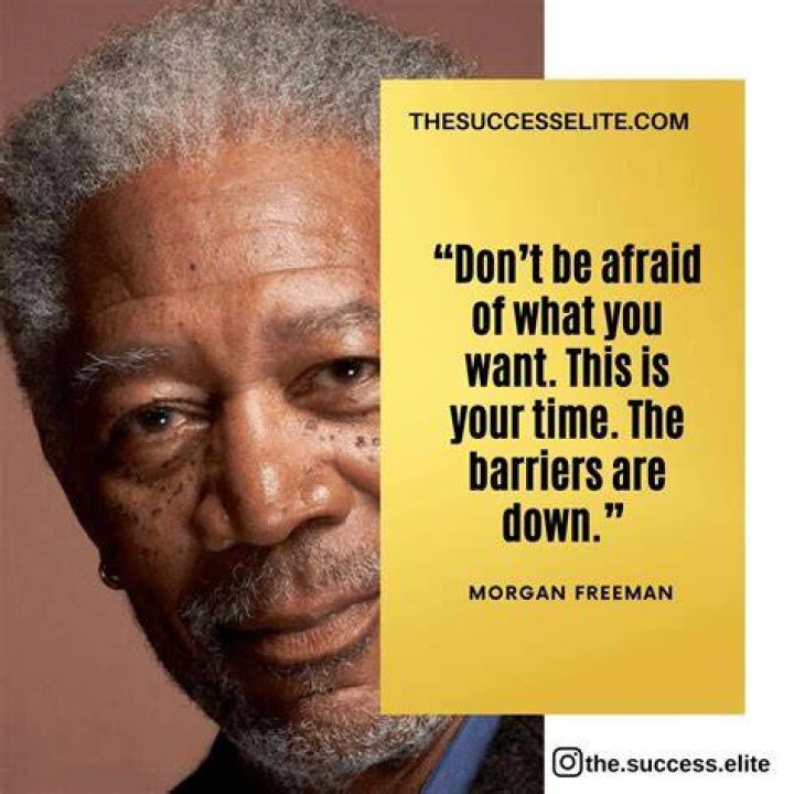 Morgan Freeman Quotes about Perfection and Wisdom